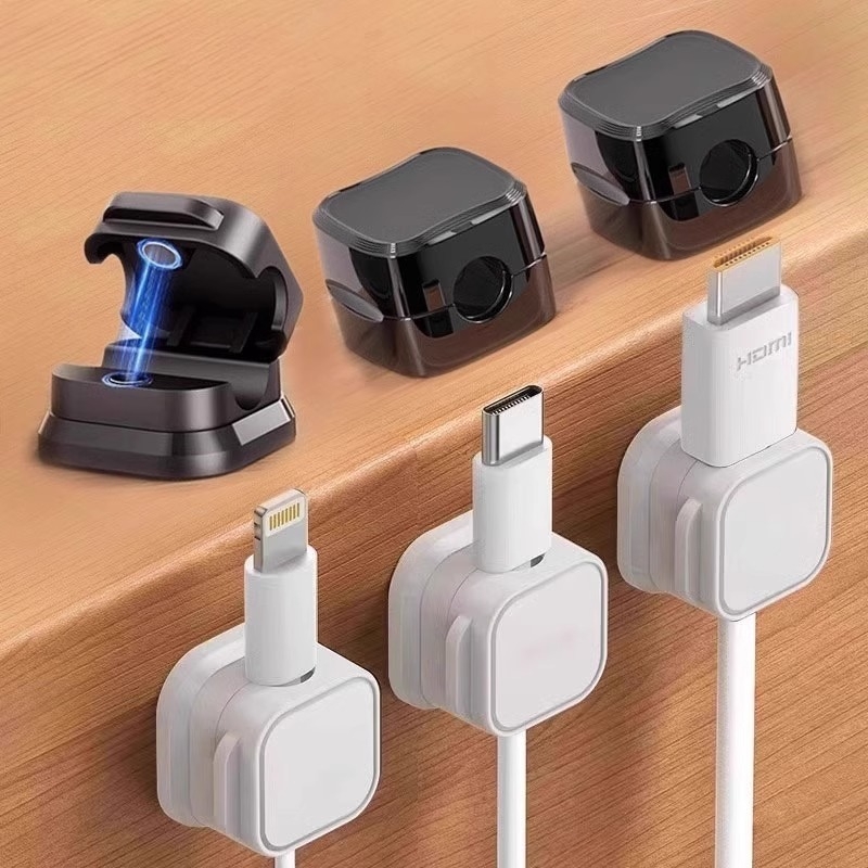 Cable Staple Clip - Magnetyczny organizer kabli do biurka, samochodu,