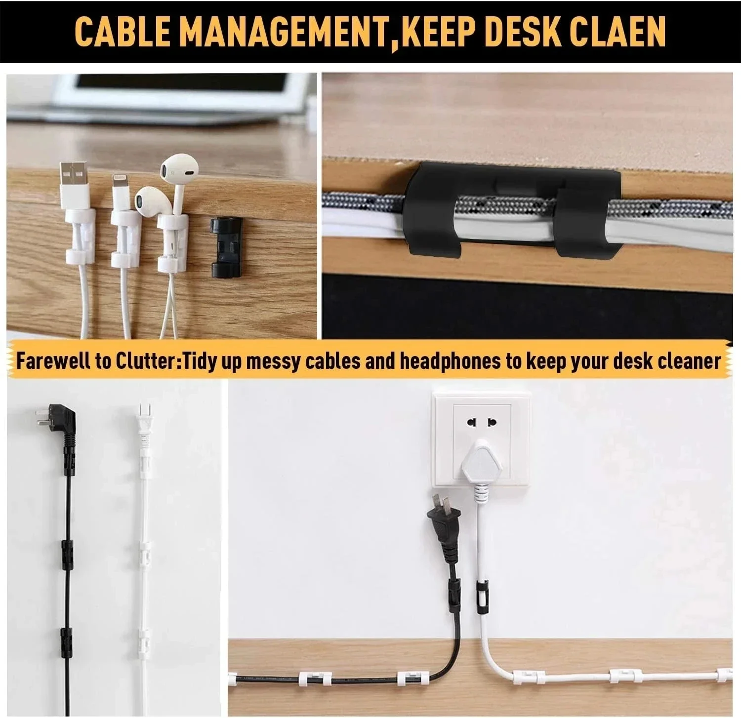 Organizer na kable, uchwyt na  – Cable Staple Clip recenzja i cena