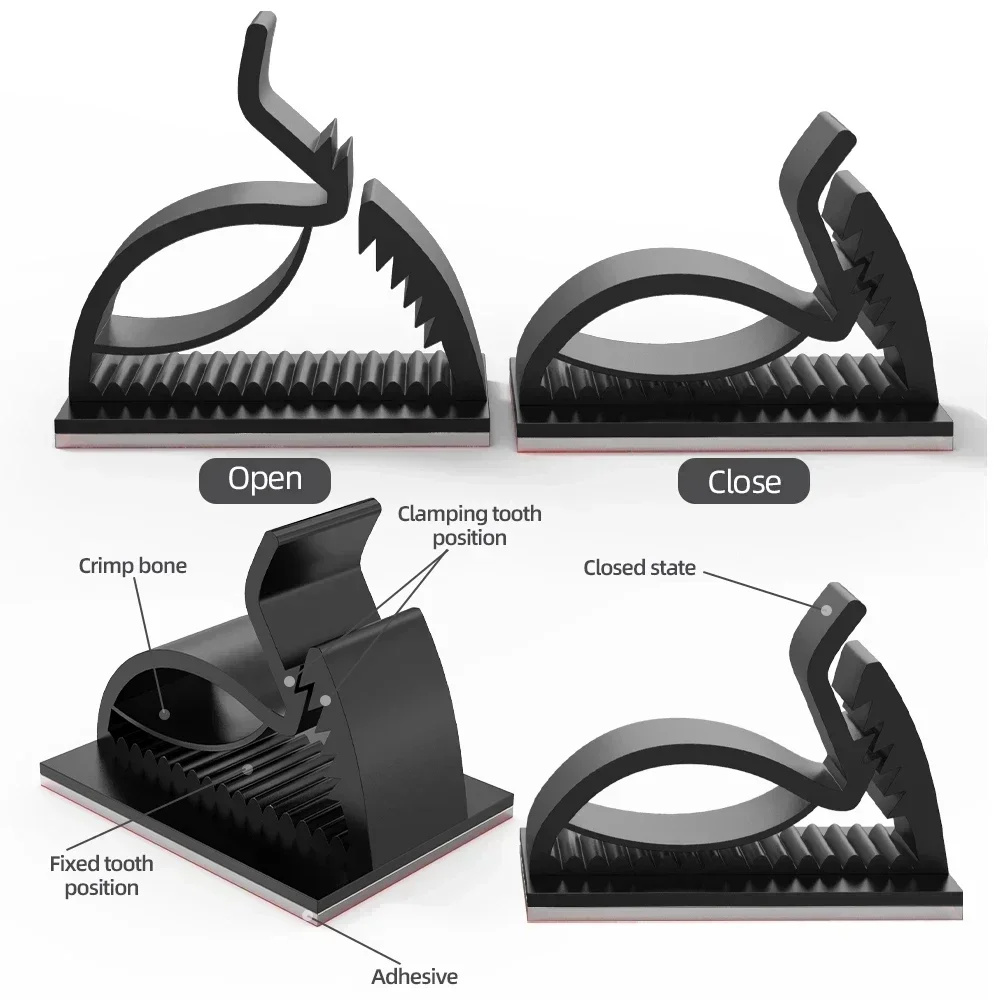 Samoprzylepny organizer do kab – Cable Staple Clip recenzja i cena